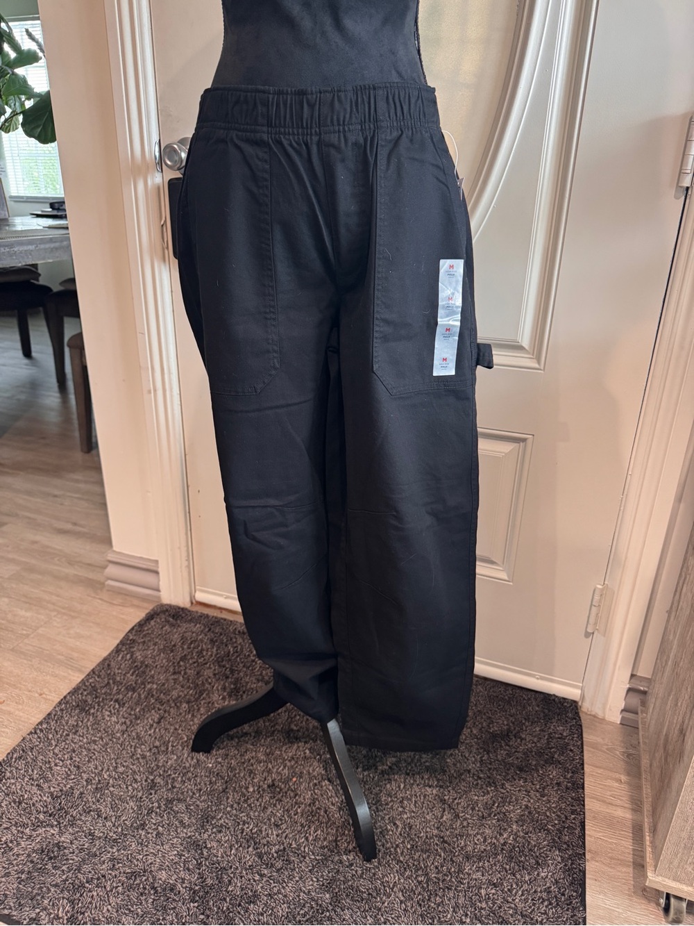 Old Navy Black Wide-Leg Utility Pants